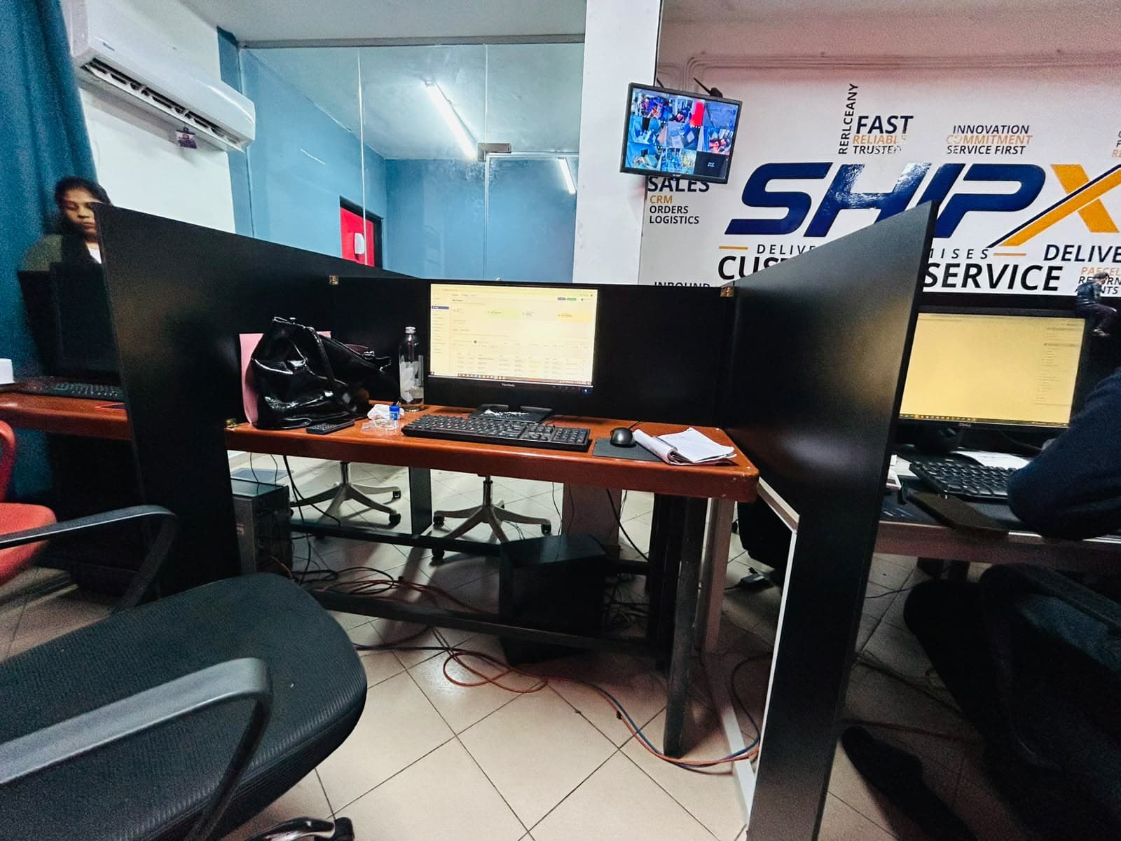 ShipX workstations running SellMate order management